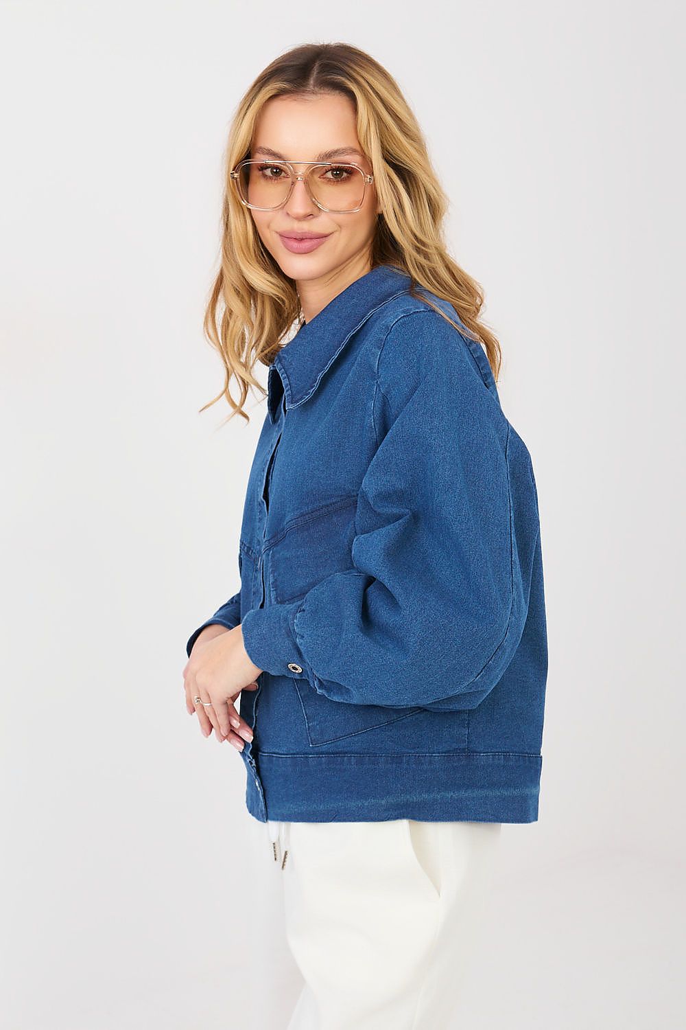  Jachetă din denim model 223953 Rue Paris 