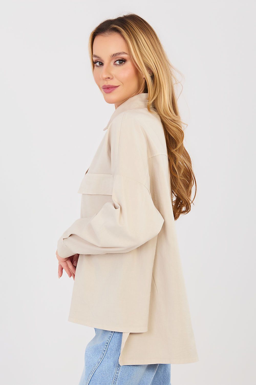  Cămaşă cu mânecă lungă model 224202 Italy Moda 