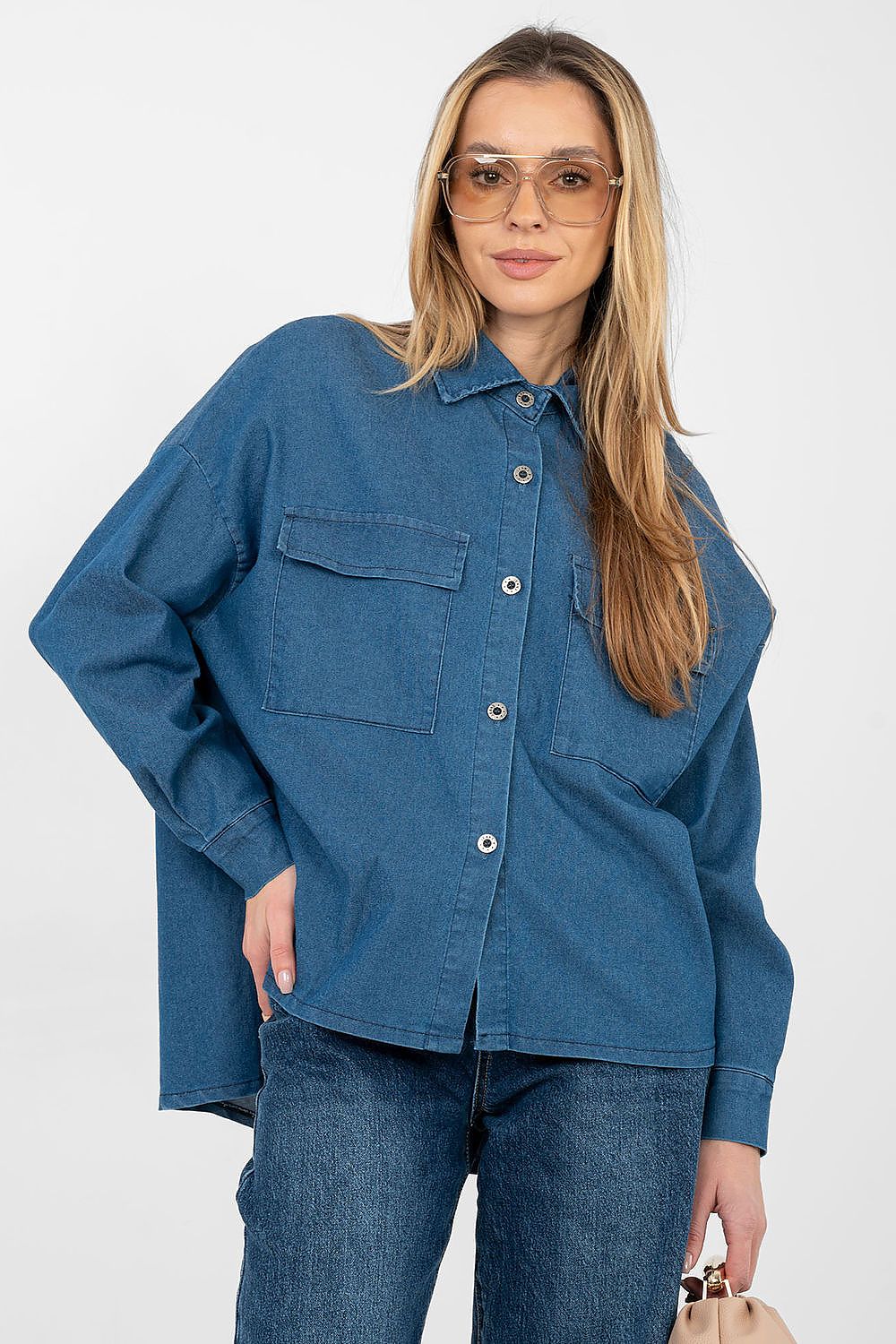  Cămaşă cu mânecă lungă model 224204 Italy Moda 