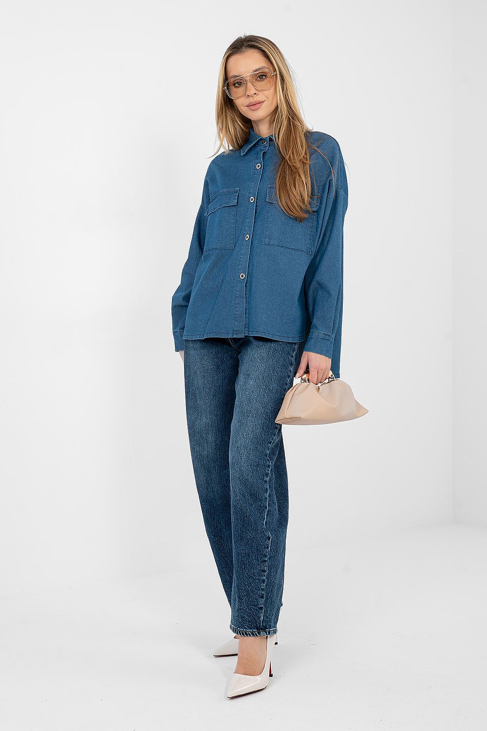  Cămaşă cu mânecă lungă model 224204 Italy Moda 