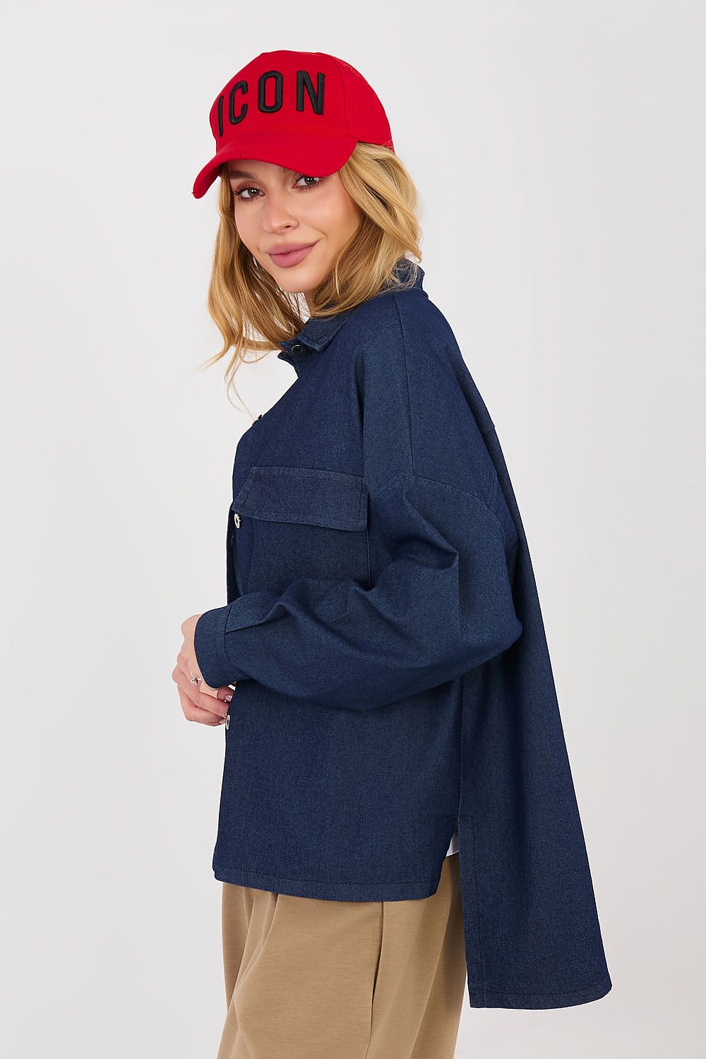  Cămaşă cu mânecă lungă model 224205 Italy Moda 