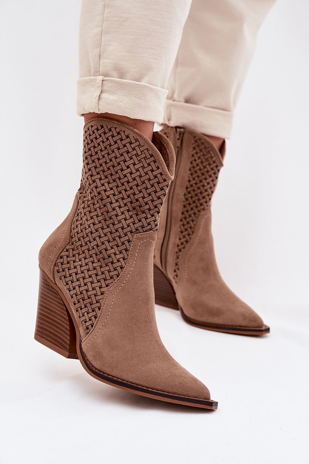  Botine cu toc model 224239 Step in style 