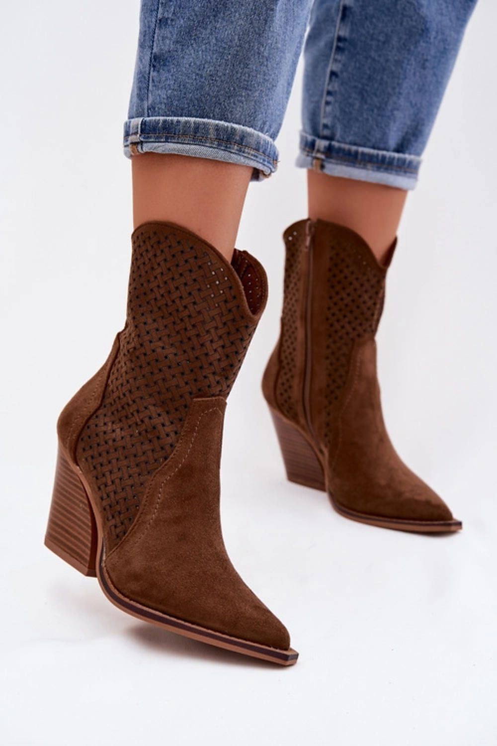  Botine cu toc model 224238 Step in style 