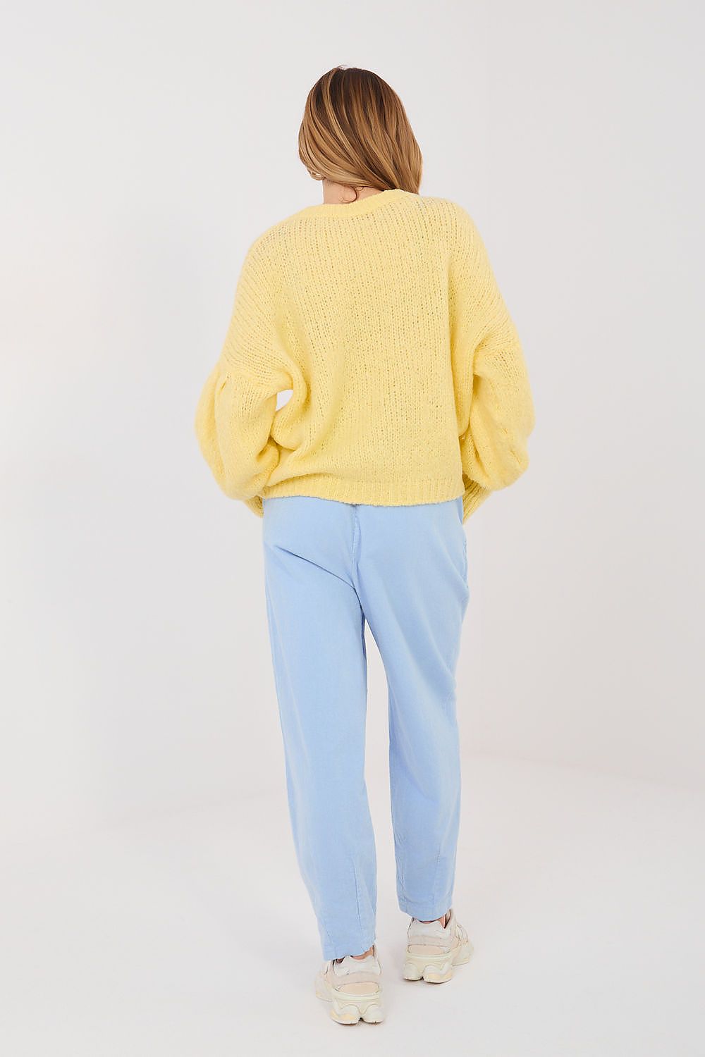  Pantaloni din catifea model 224381 Italy Moda 