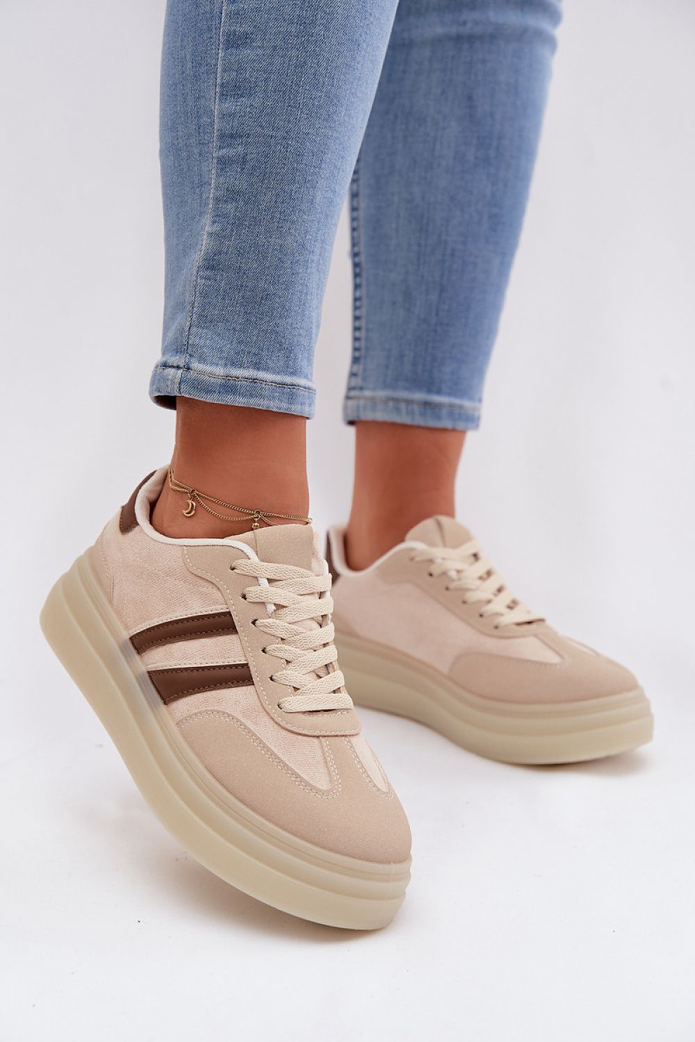  Pantofi sport pe platformă model 224408 Step in style 