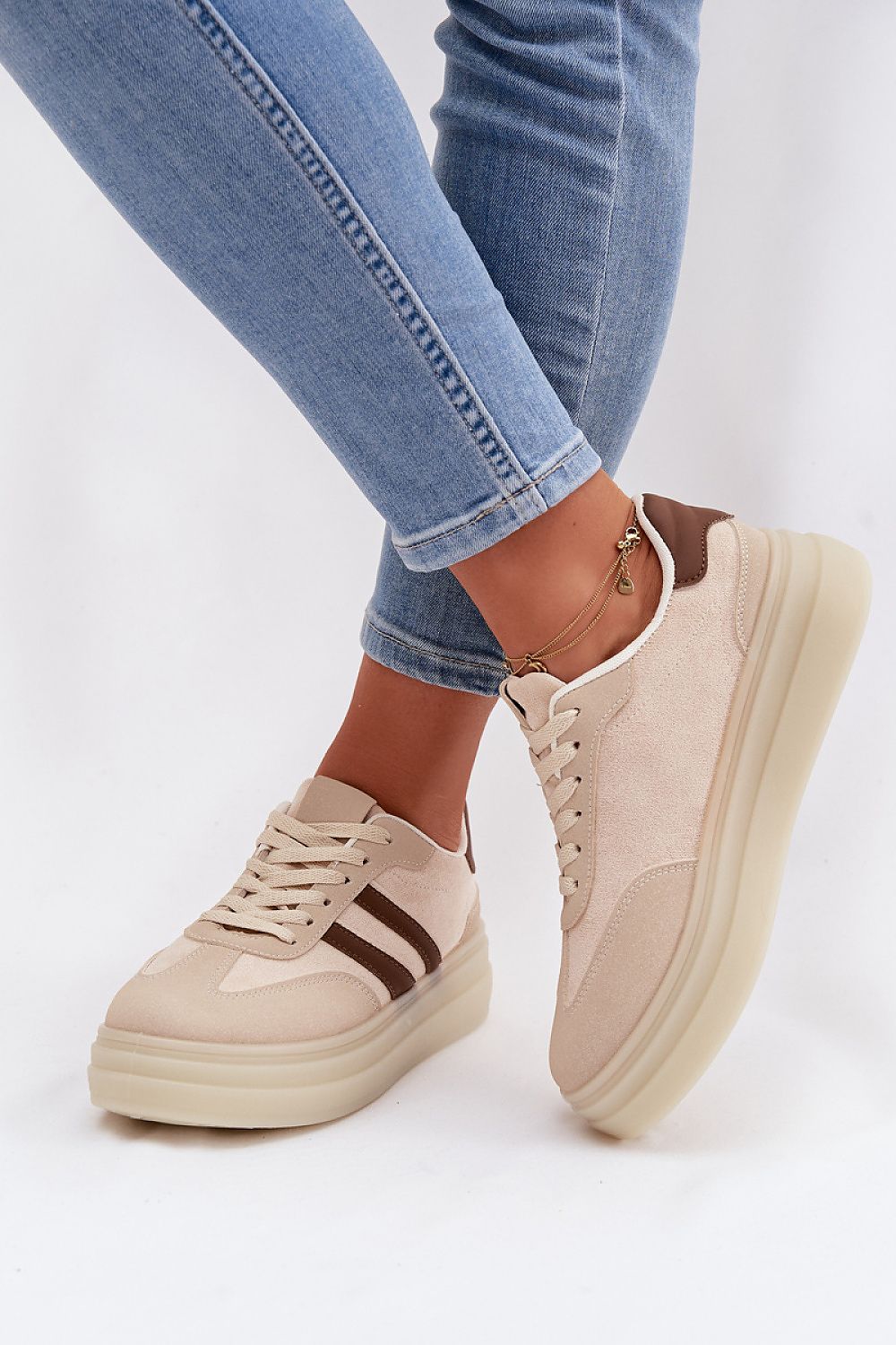  Pantofi sport pe platformă model 224408 Step in style 
