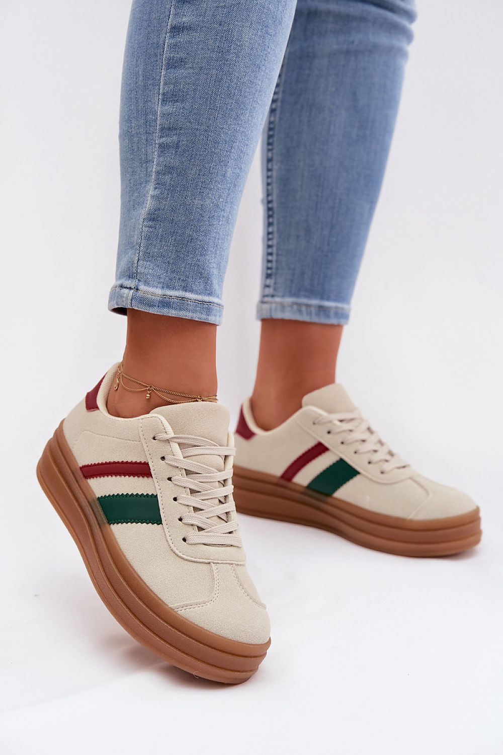  Pantofi sport pe platformă model 224419 Step in style 