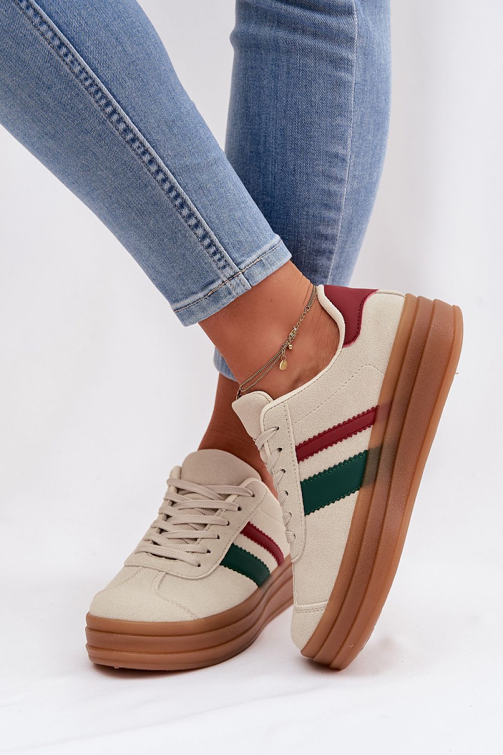  Pantofi sport pe platformă model 224419 Step in style 