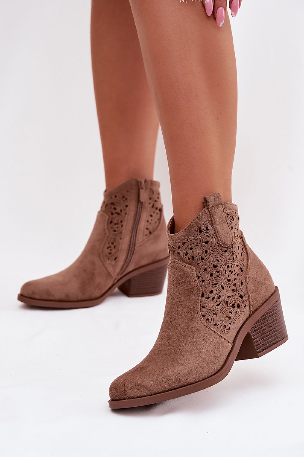  Botine cu toc model 224426 Step in style 