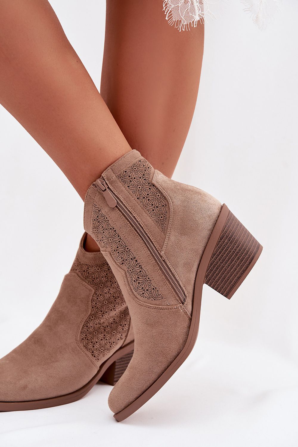  Botine cu toc model 224428 Step in style 