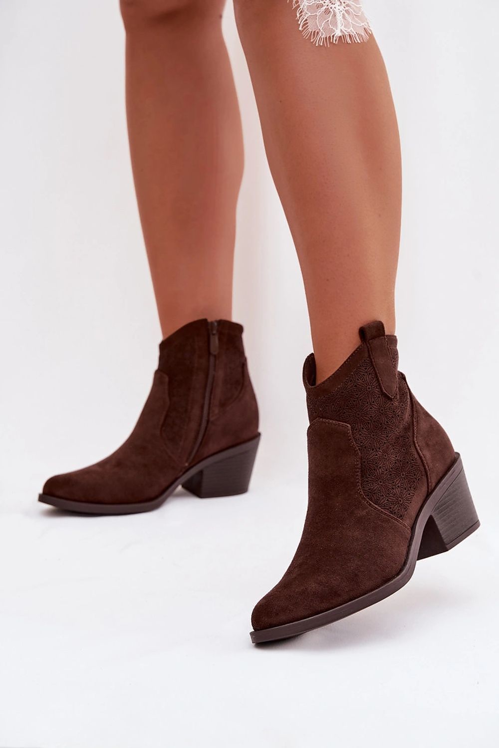  Botine cu toc model 224427 Step in style 