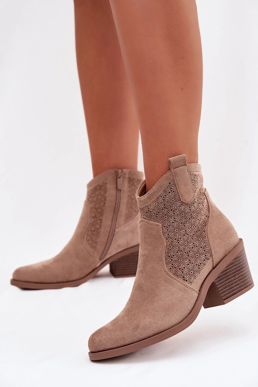  Botine cu toc model 224428 Step in style 
