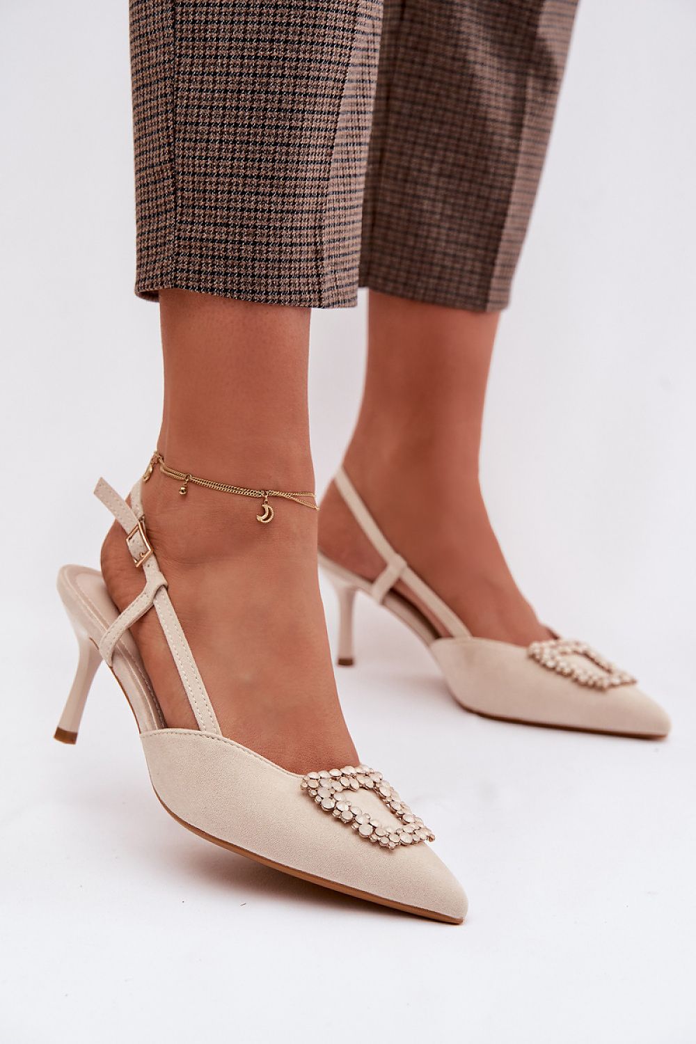  Sandale cu toc model 224466 Step in style 
