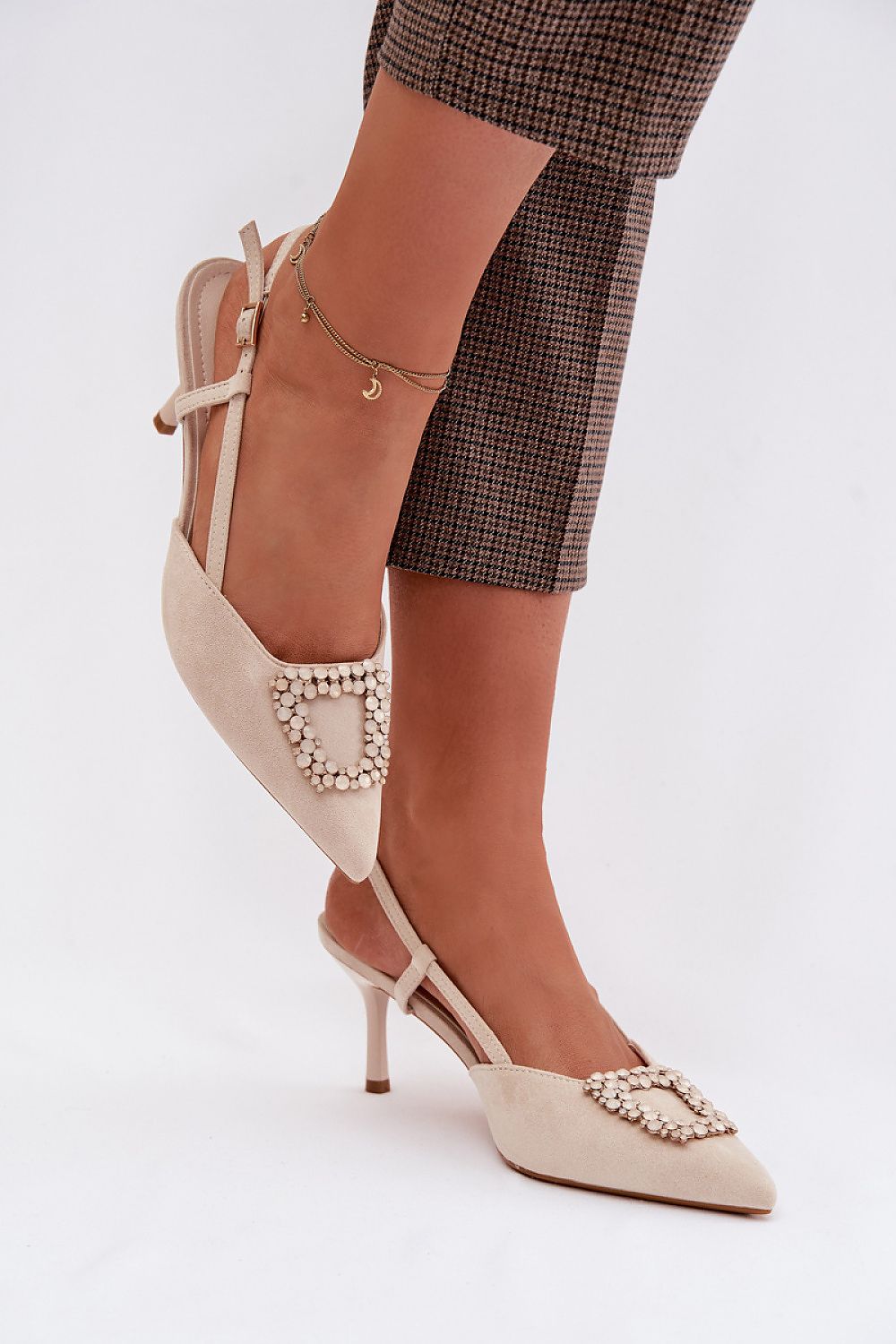  Sandale cu toc model 224466 Step in style 