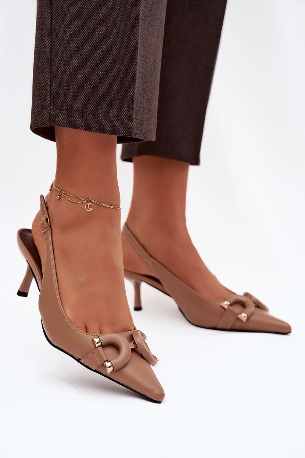  Sandale cu toc model 224500 Step in style 