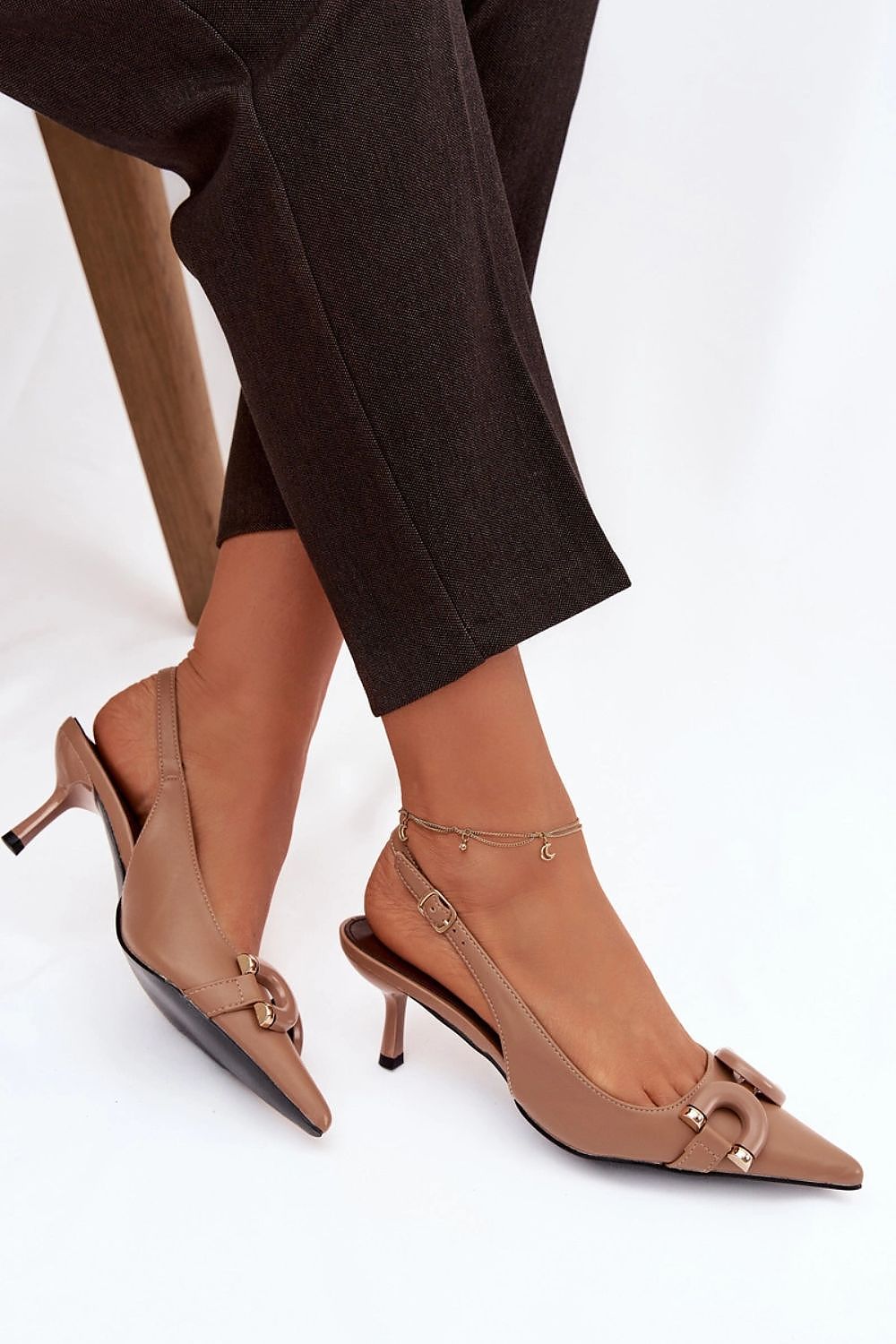  Sandale cu toc model 224500 Step in style 