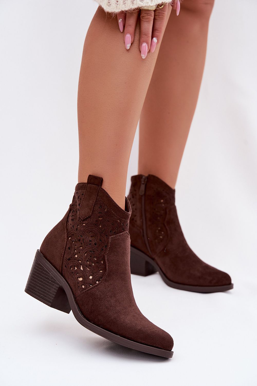  Botine cu toc model 224620 Step in style 