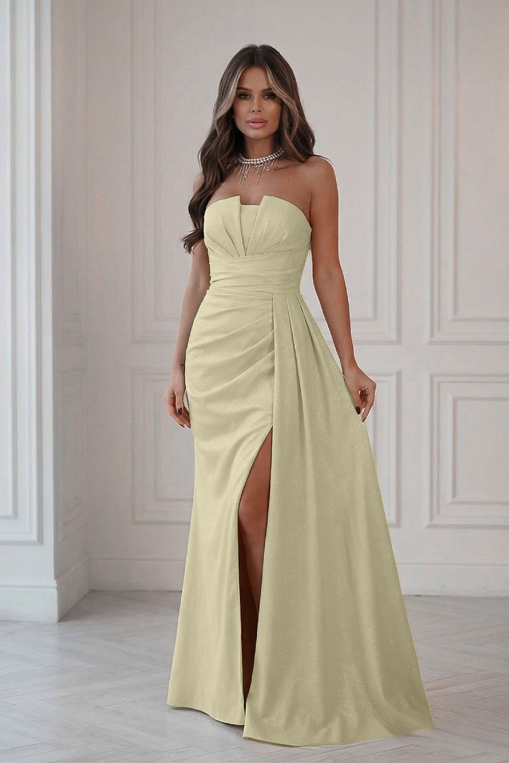  Rochie lungă model 224636 Bicotone 