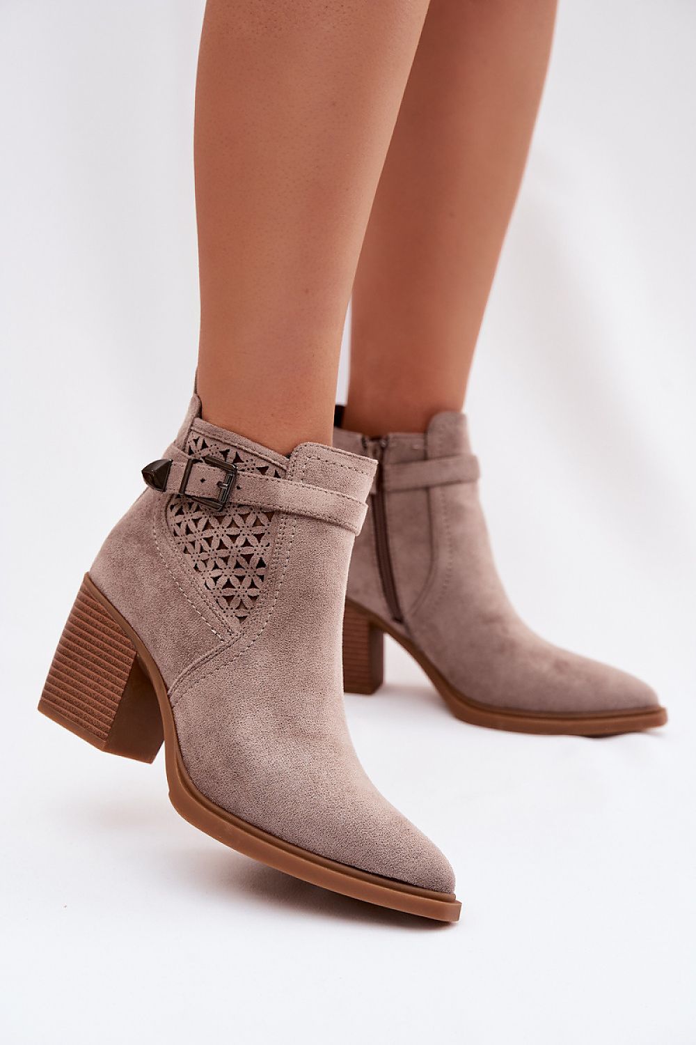 Botine cu toc model 224702 Step in style 