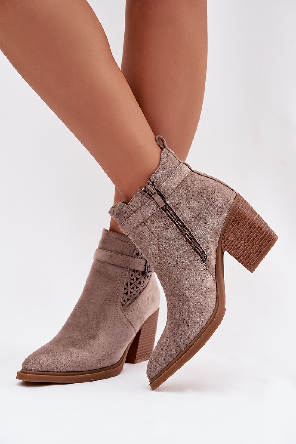 Botine cu toc model 224702 Step in style 