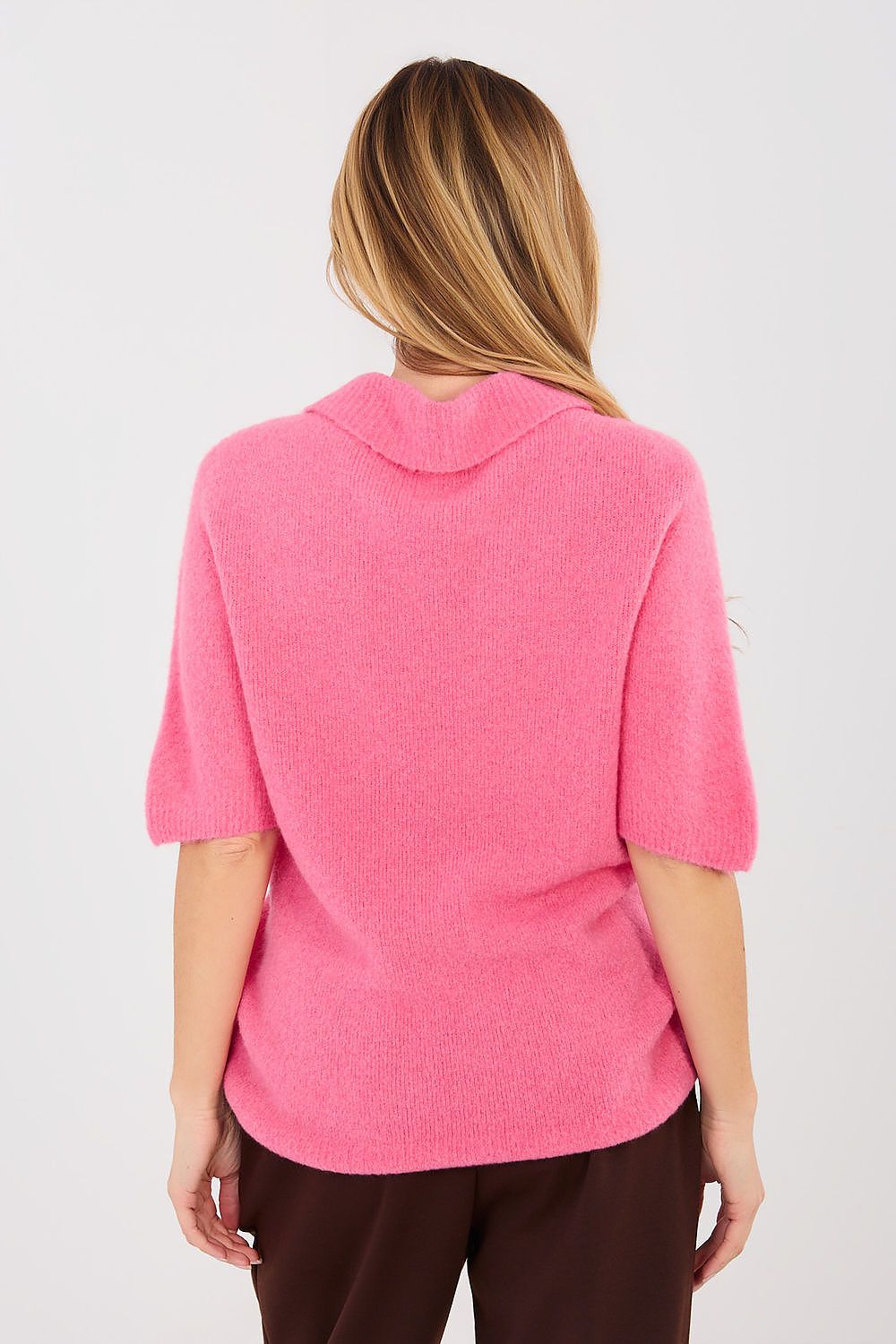  Pulover cu mânecă scurtă model 224868 Italy Moda 