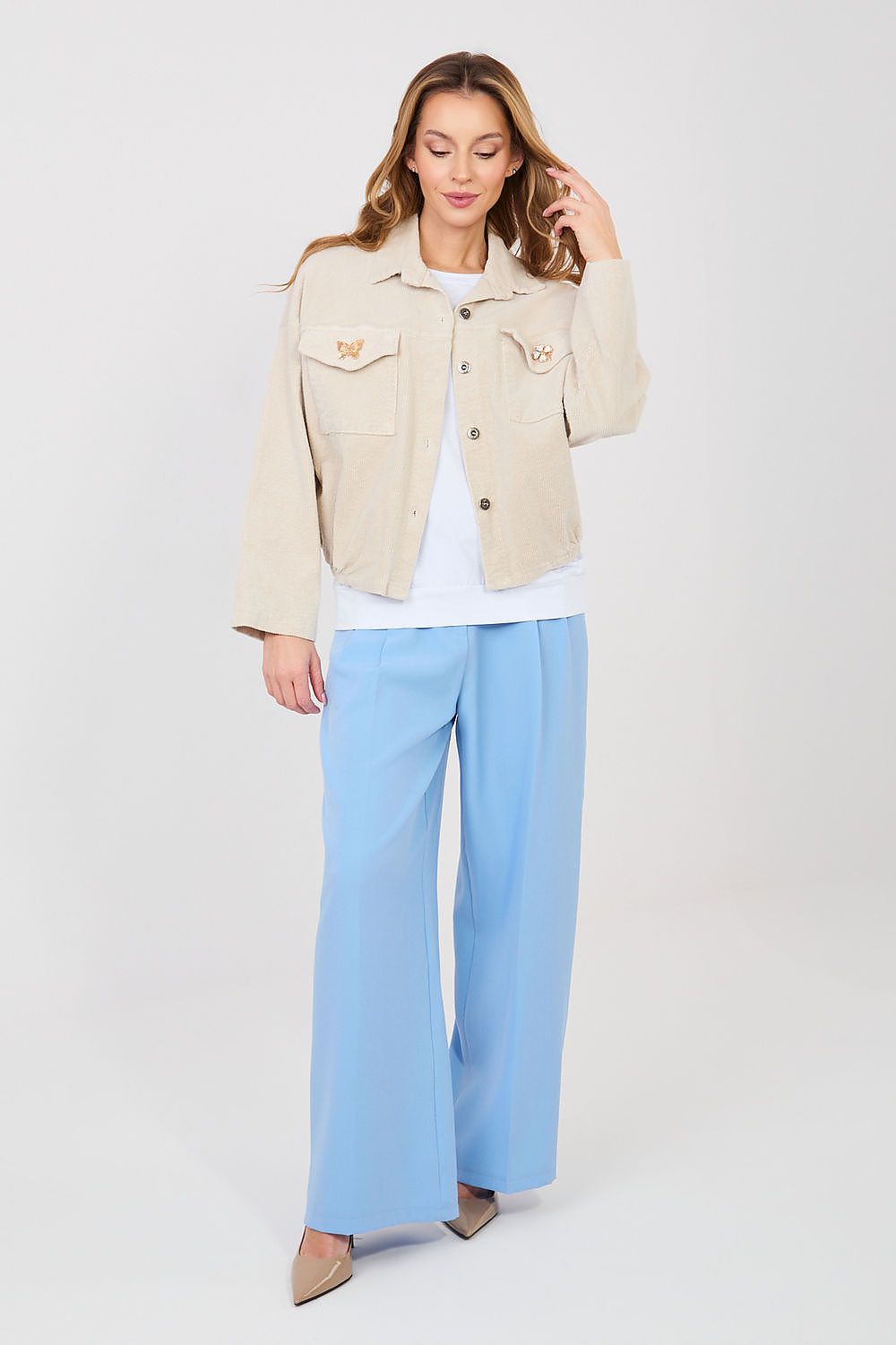  Jachetă din catifea model 224979 Rue Paris 