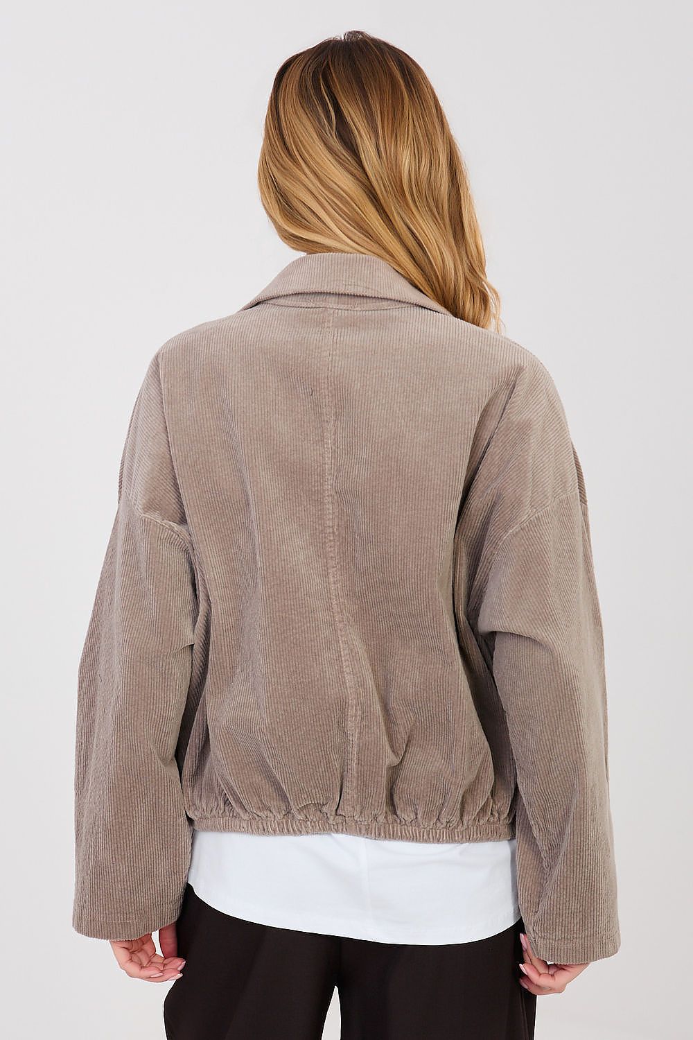  Jachetă din catifea model 224980 Rue Paris 