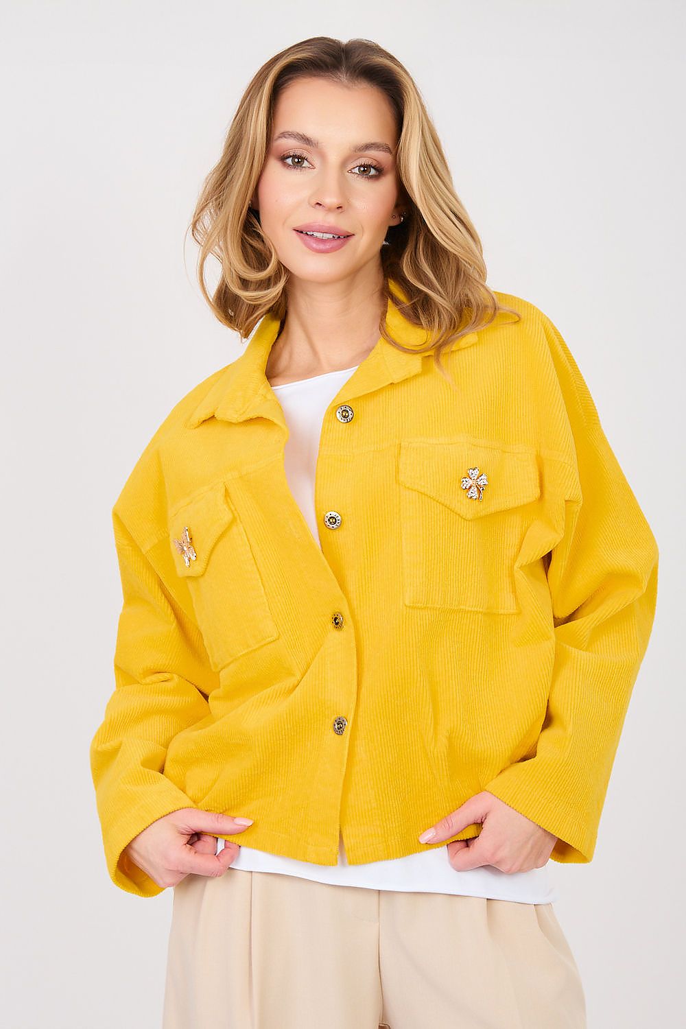  Jachetă din catifea model 224982 Rue Paris 