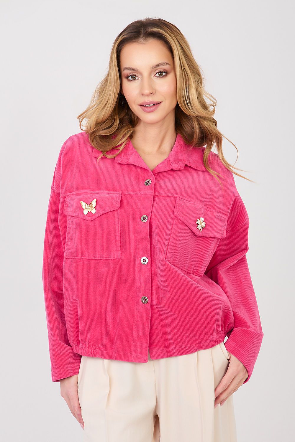  Jachetă din catifea model 224983 Rue Paris 