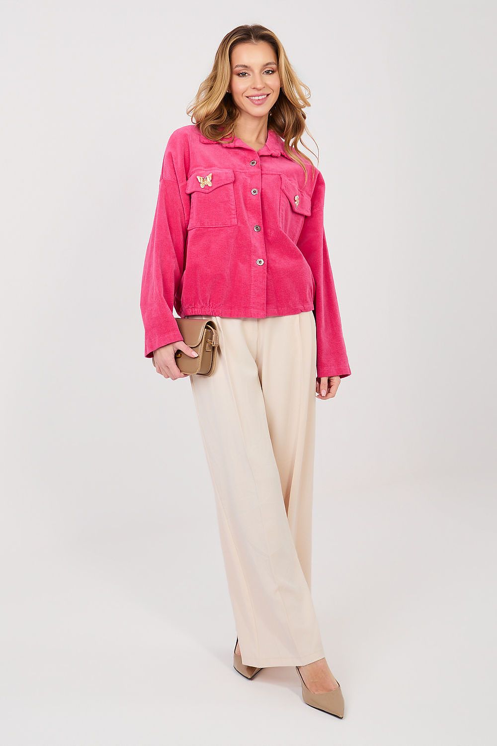  Jachetă din catifea model 224983 Rue Paris 