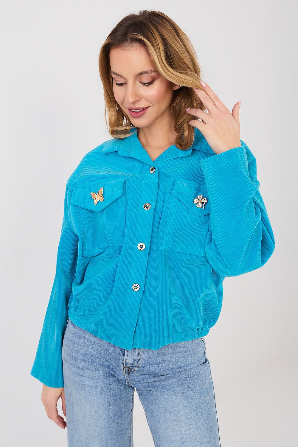  Jachetă din catifea model 224985 Rue Paris 
