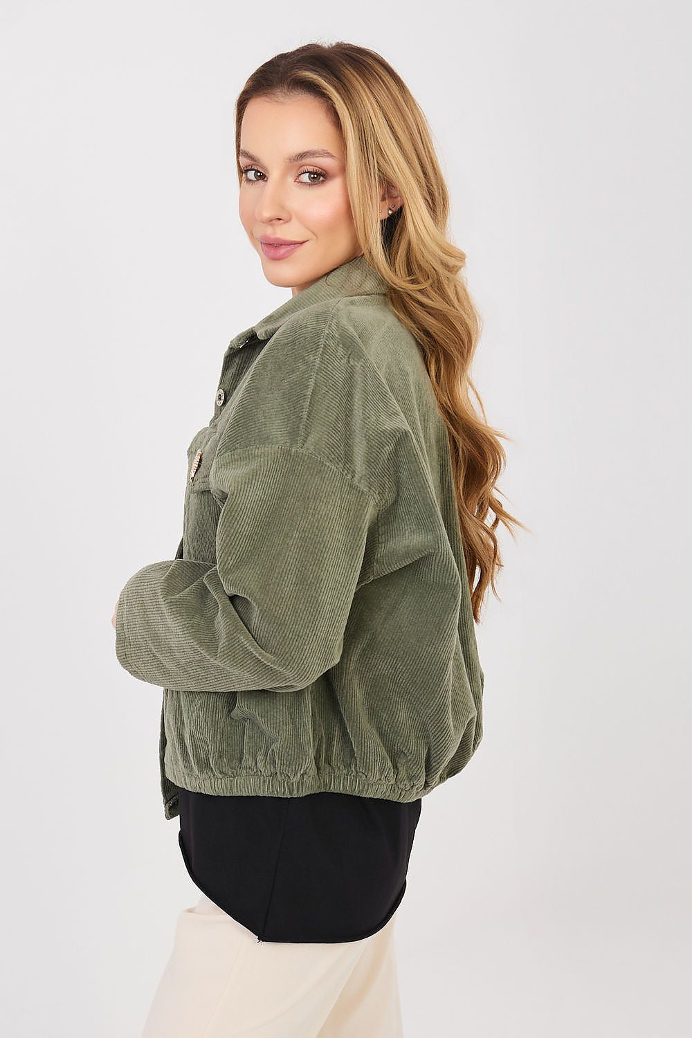  Jachetă din catifea model 224986 Rue Paris 