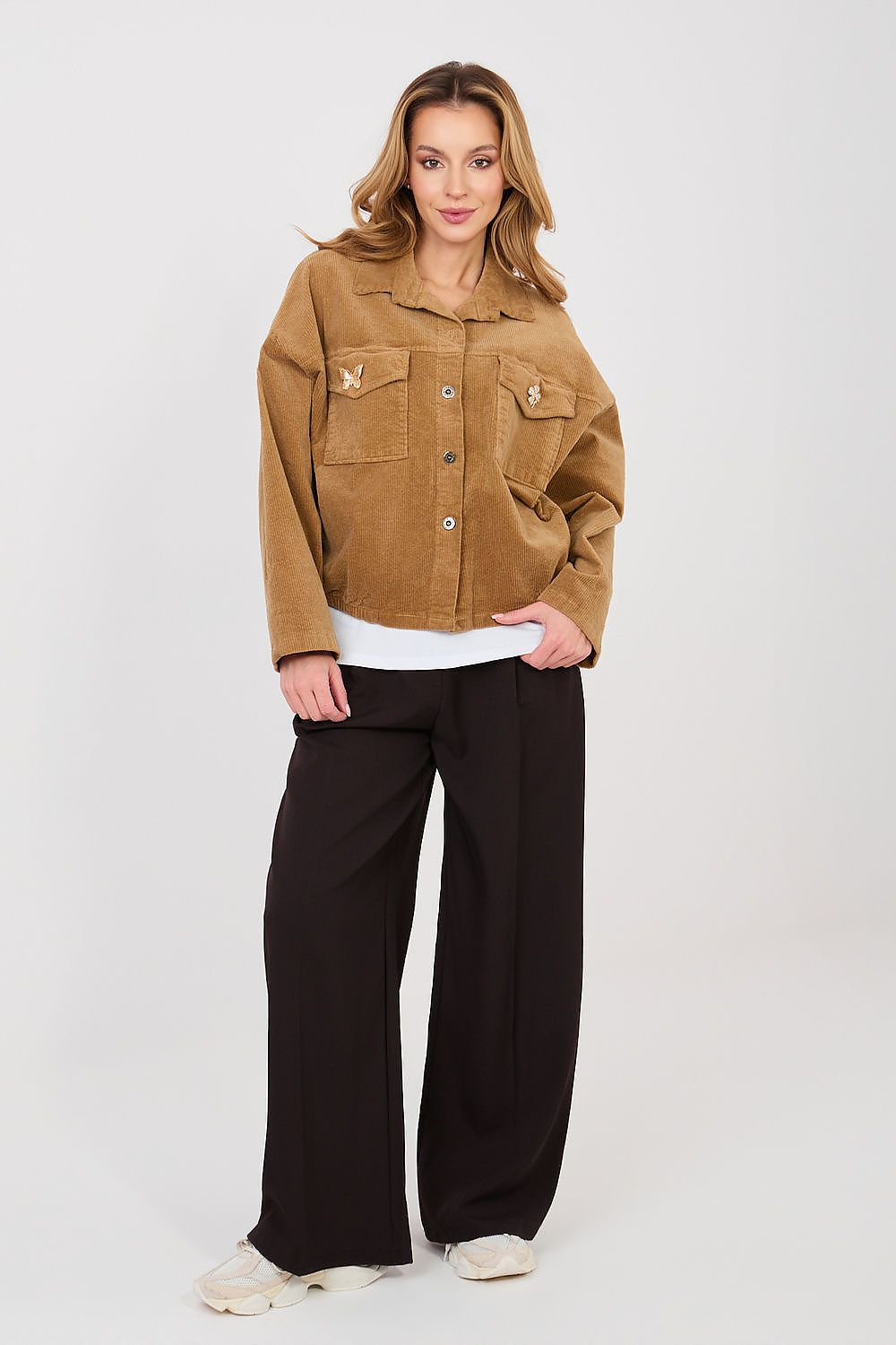  Jachetă din catifea model 224987 Rue Paris 