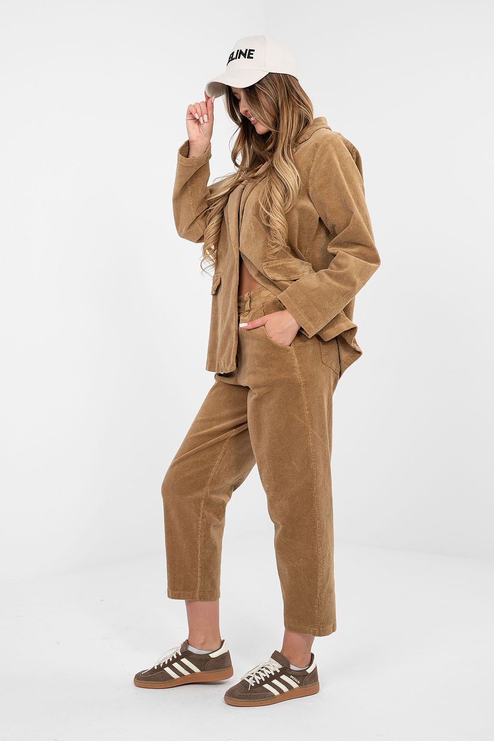  Pantaloni din catifea model 224996 Rue Paris 