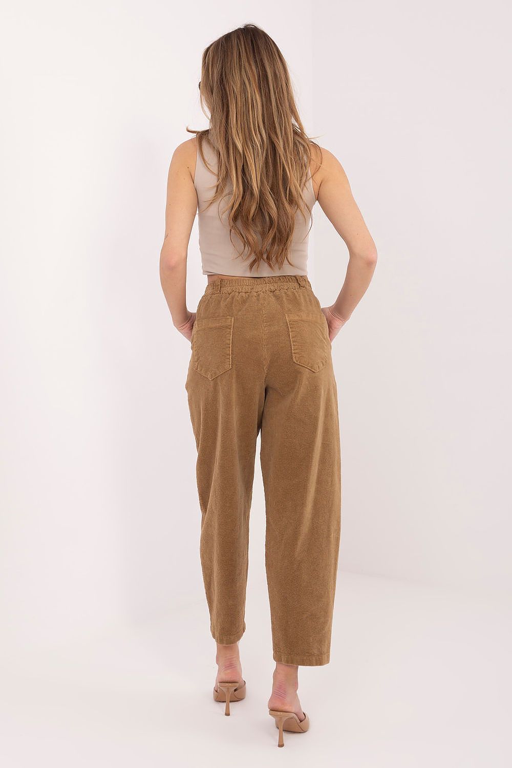  Pantaloni din catifea model 224996 Rue Paris 