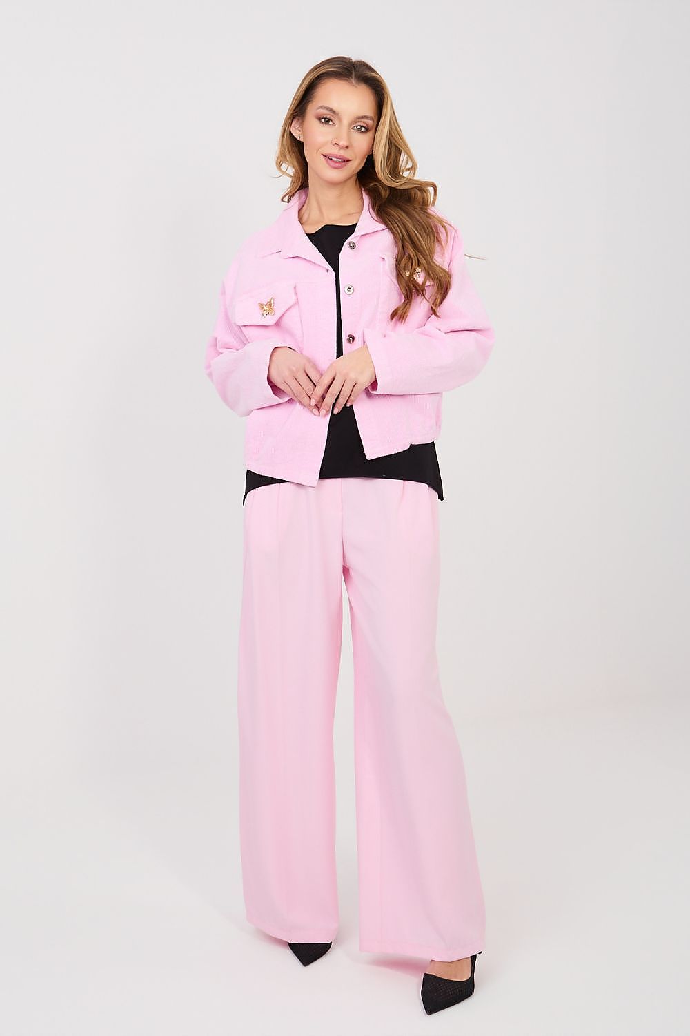  Jachetă din catifea model 224981 Rue Paris 