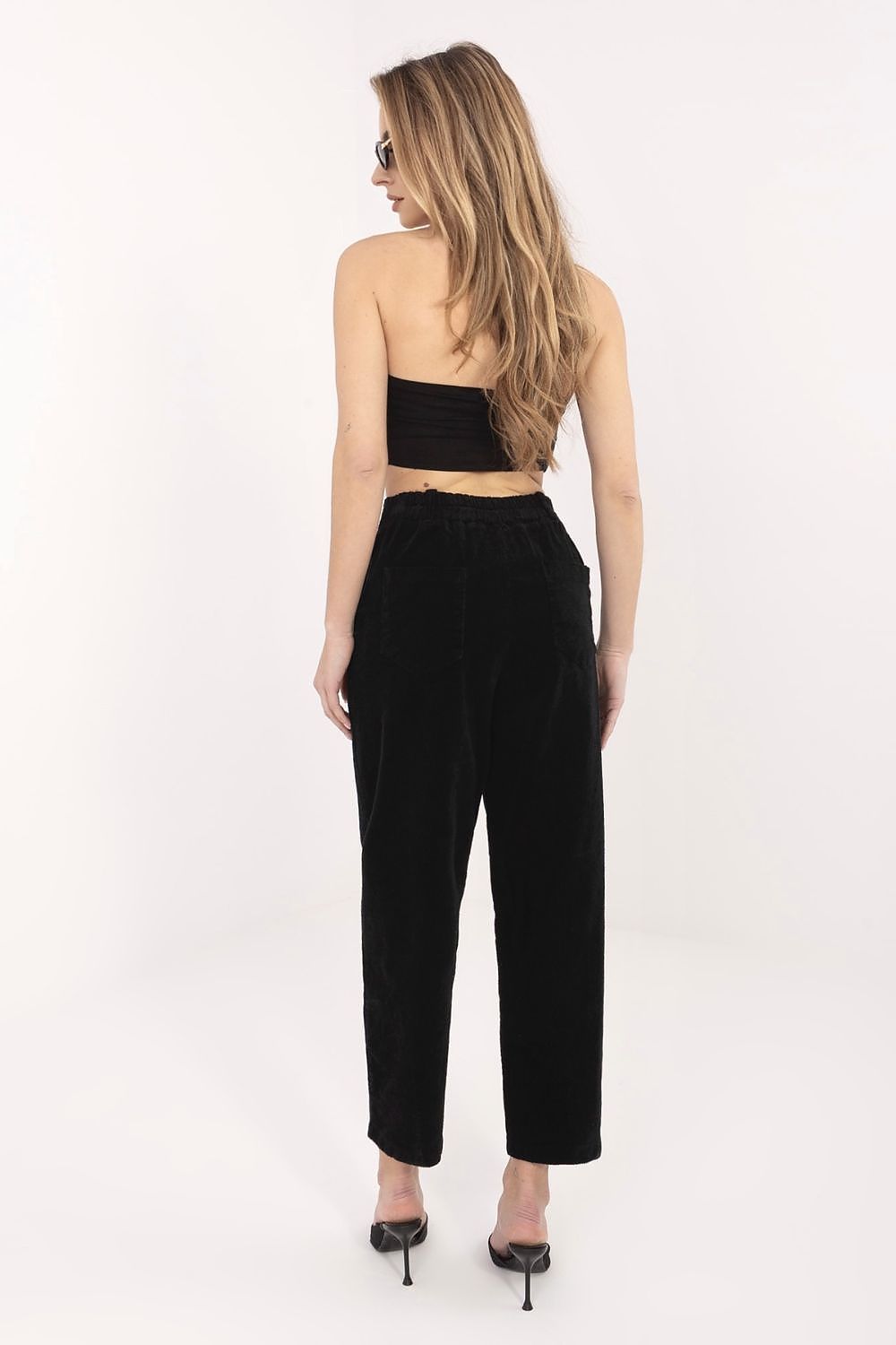  Pantaloni din catifea model 225001 Rue Paris 