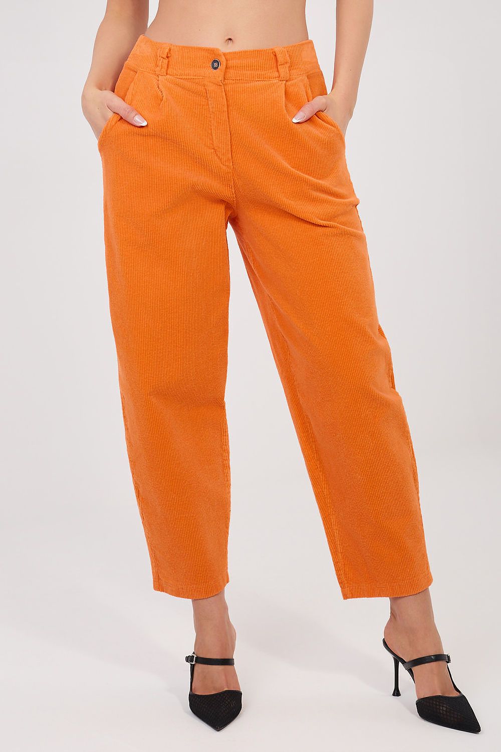  Pantaloni din catifea model 225084 Rue Paris 