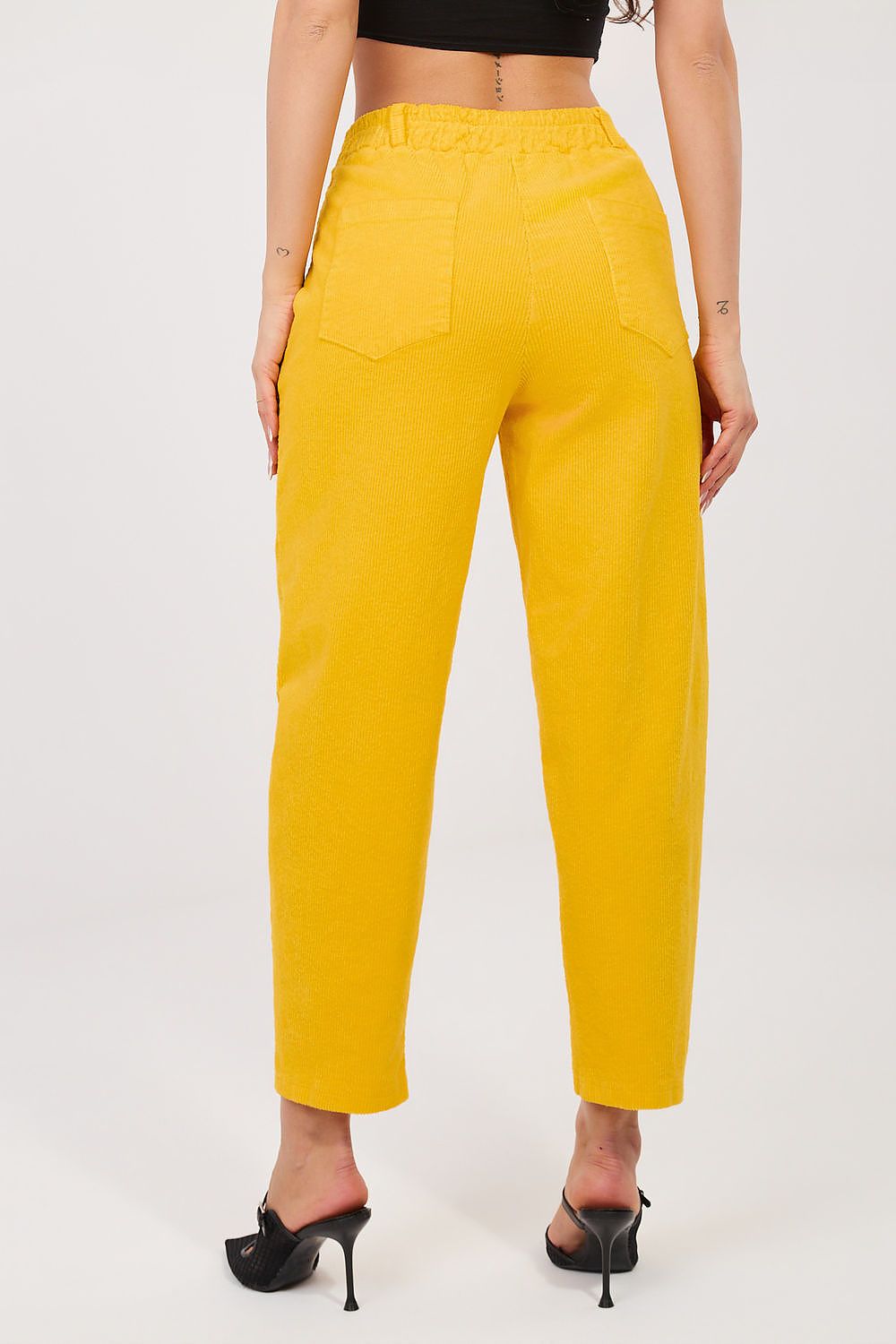  Pantaloni din catifea model 225085 Rue Paris 