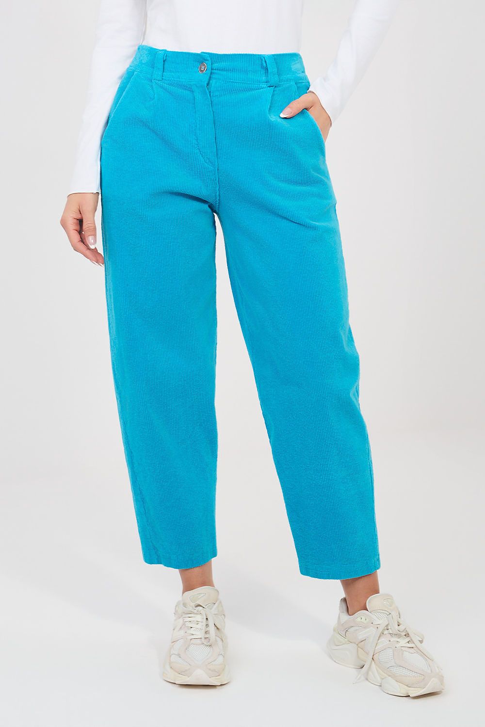  Pantaloni din catifea model 225086 Rue Paris 