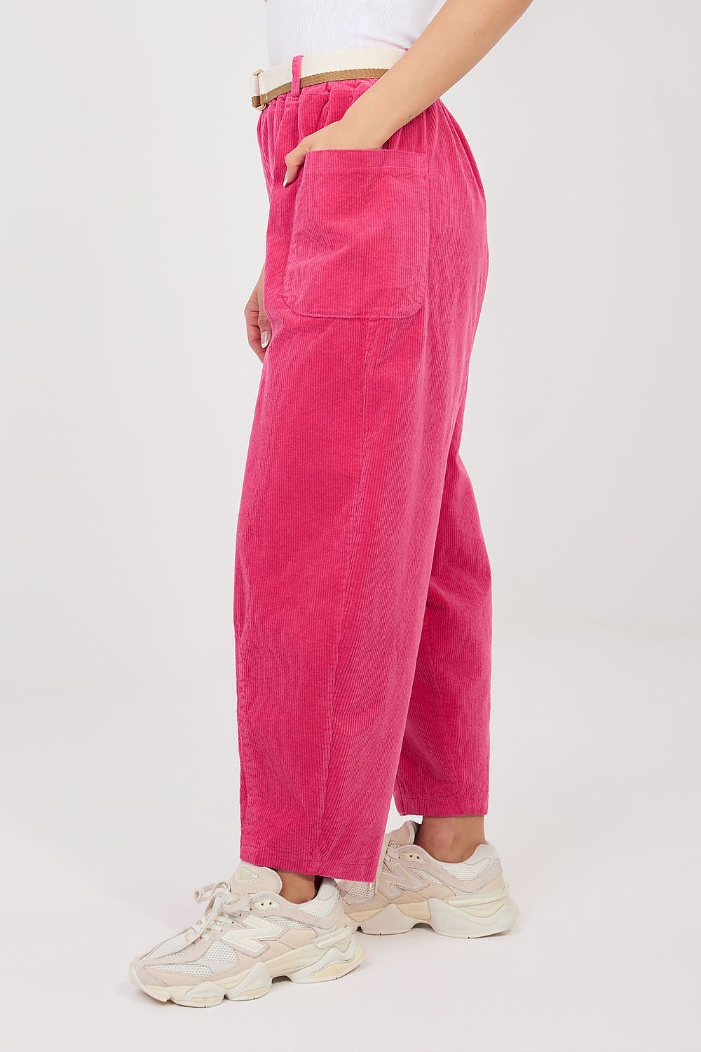  Pantaloni din catifea model 225095 Rue Paris 