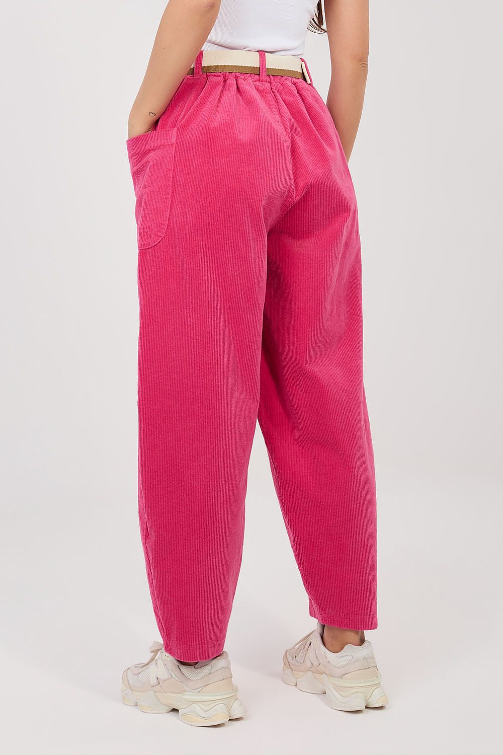  Pantaloni din catifea model 225095 Rue Paris 