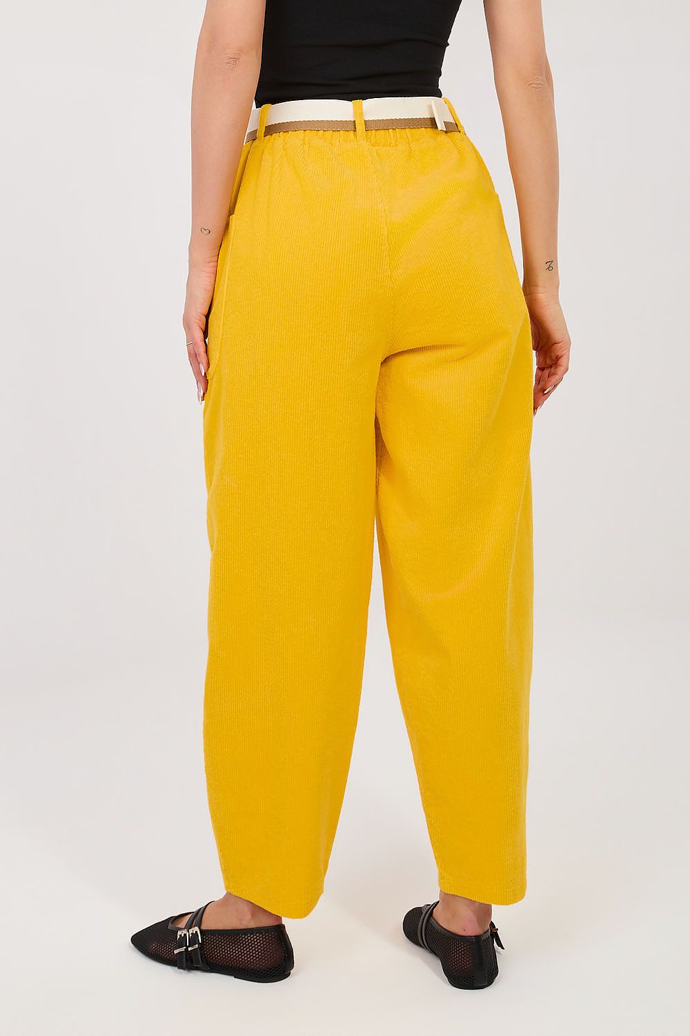  Pantaloni din catifea model 225096 Rue Paris 