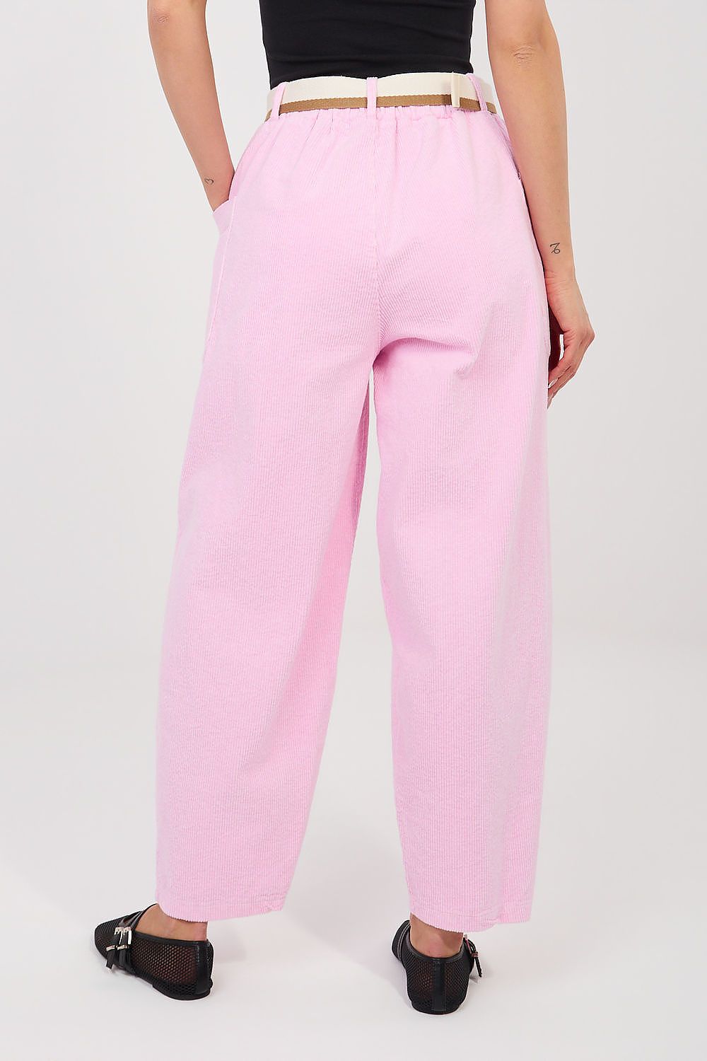  Pantaloni din catifea model 225099 Rue Paris 