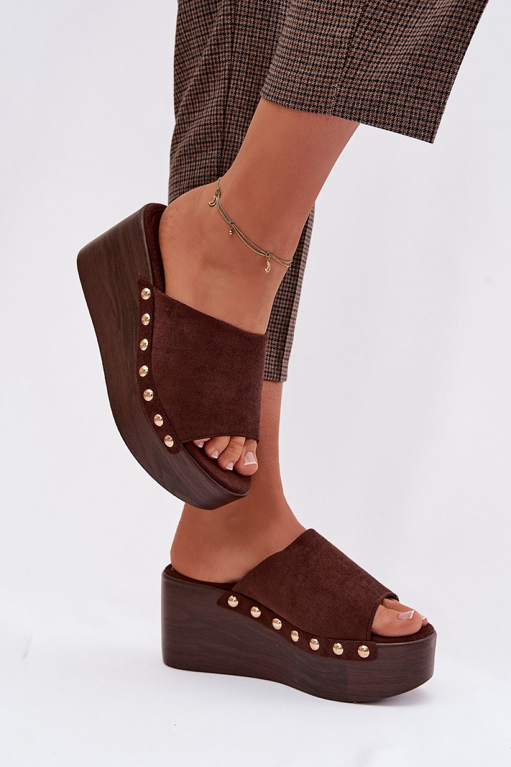  Sandale cu talpă tip pană model 225125 Step in style 