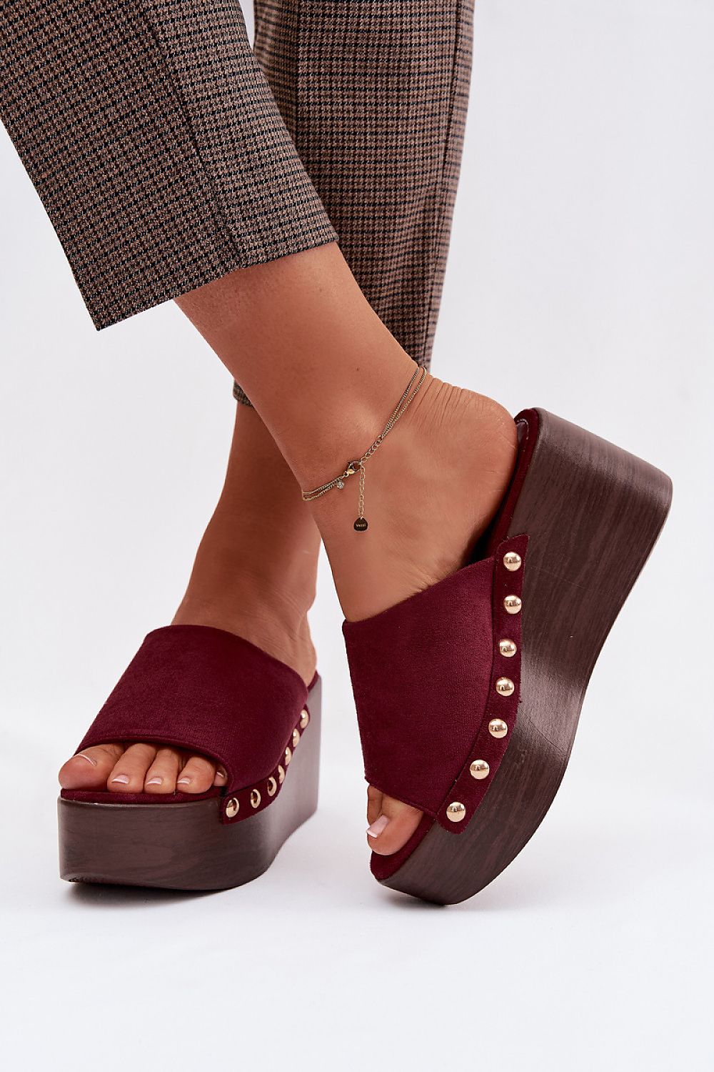  Sandale cu talpă tip pană model 225126 Step in style 