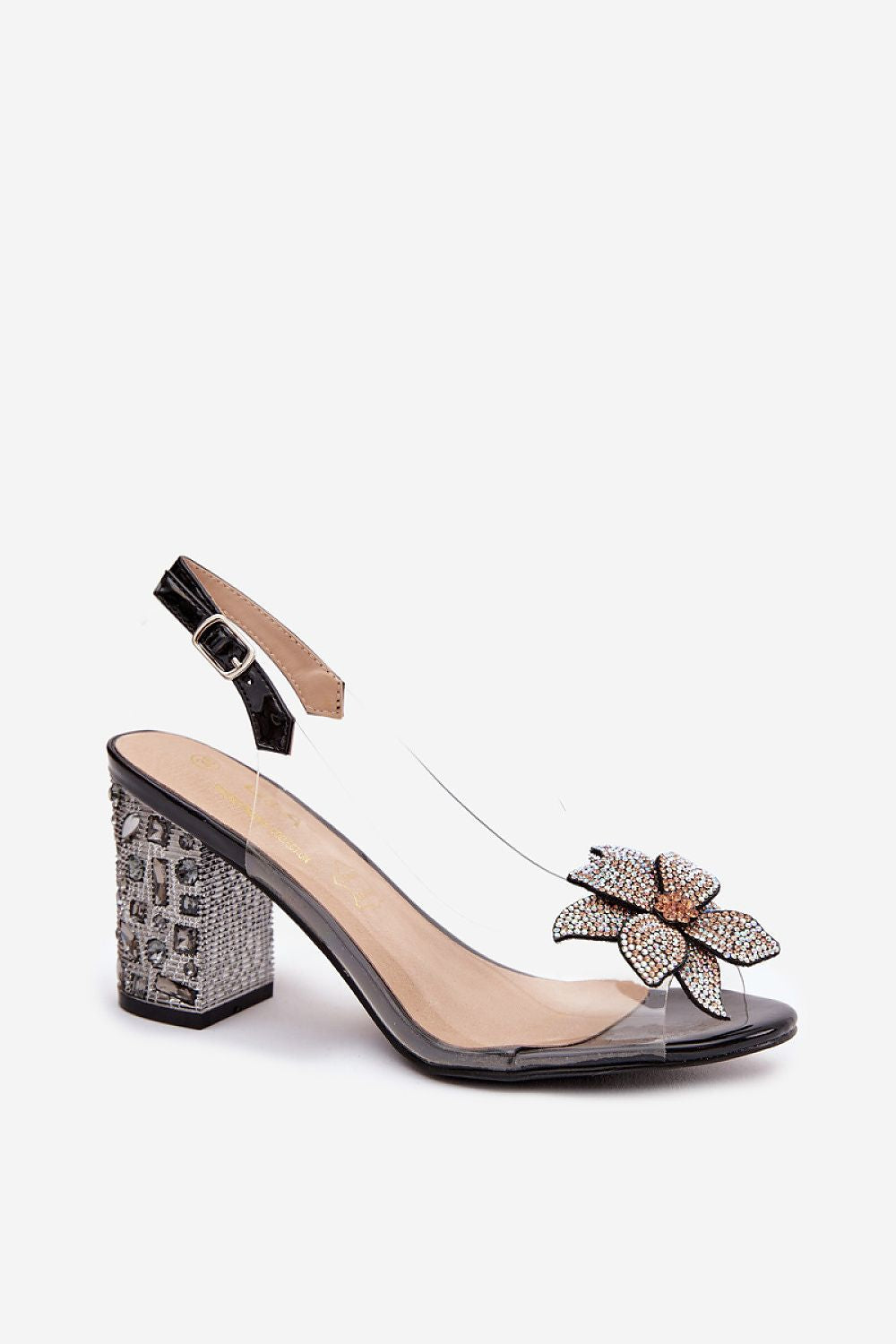  Sandale cu toc model 225135 Step in style 