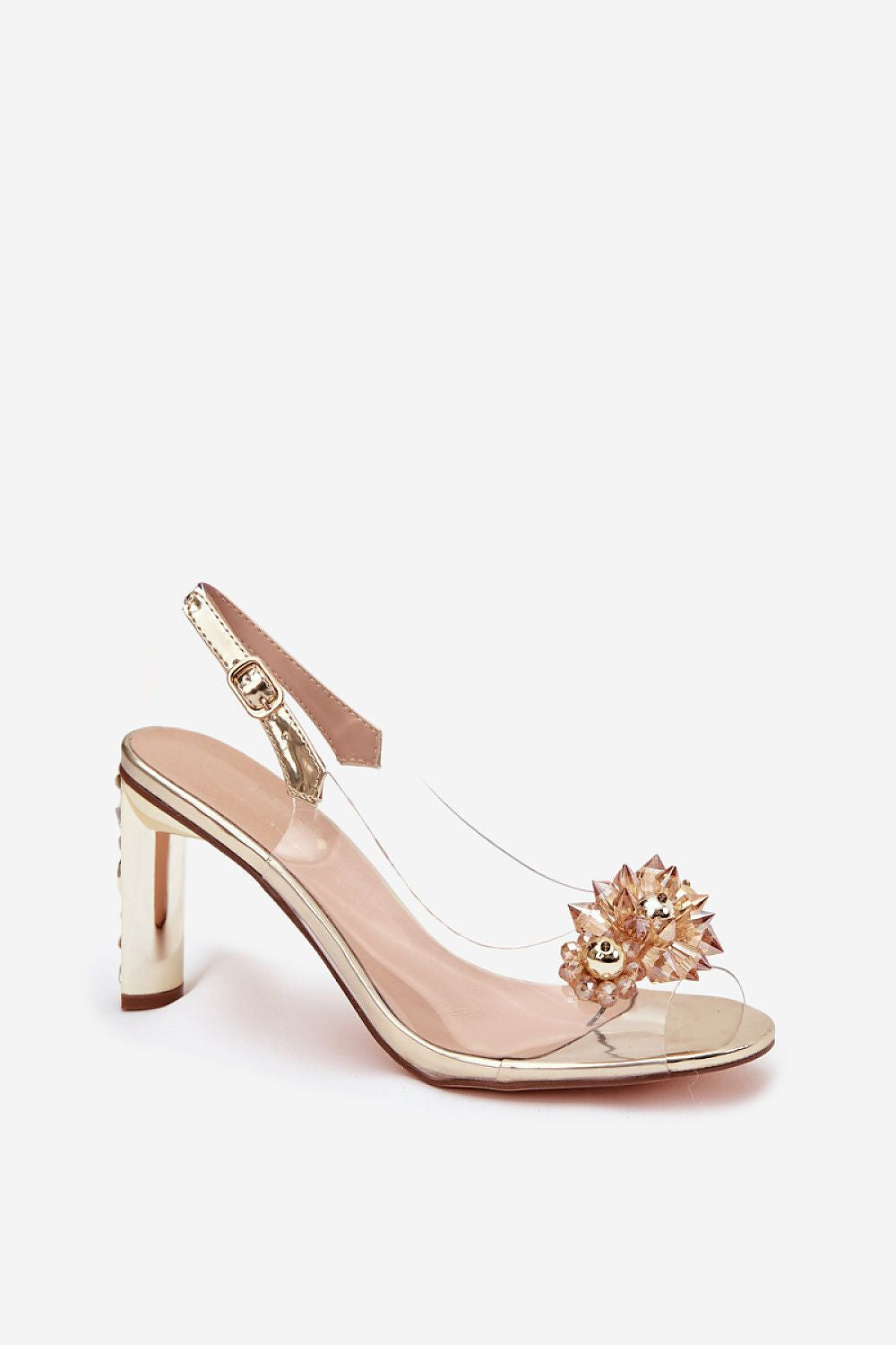  Sandale cu toc model 225140 Step in style 