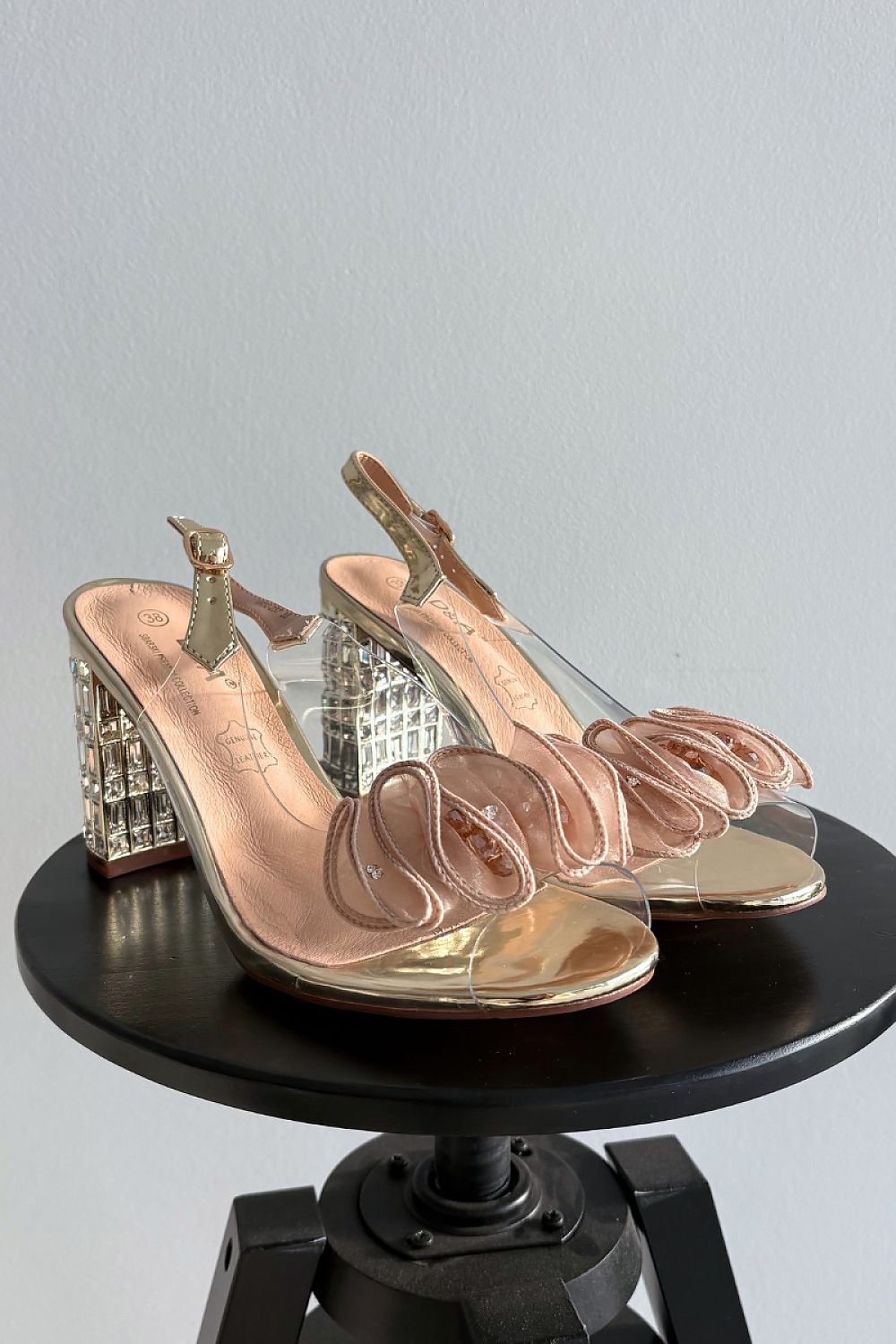  Sandale cu toc model 225147 Step in style 