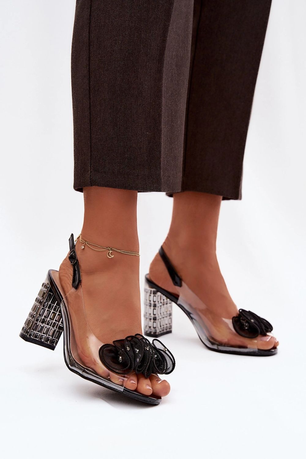  Sandale cu toc model 225146 Step in style 